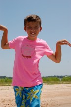 Ty's Karate Kid pose