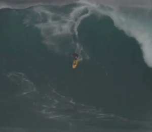 Riding the ultimate surf in Point Break movie